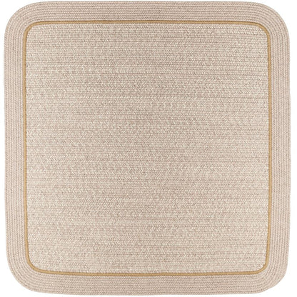 Casual Comfort Sesame Banded 4' Square