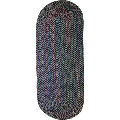 Katie Navy Multi 2X6 Oval