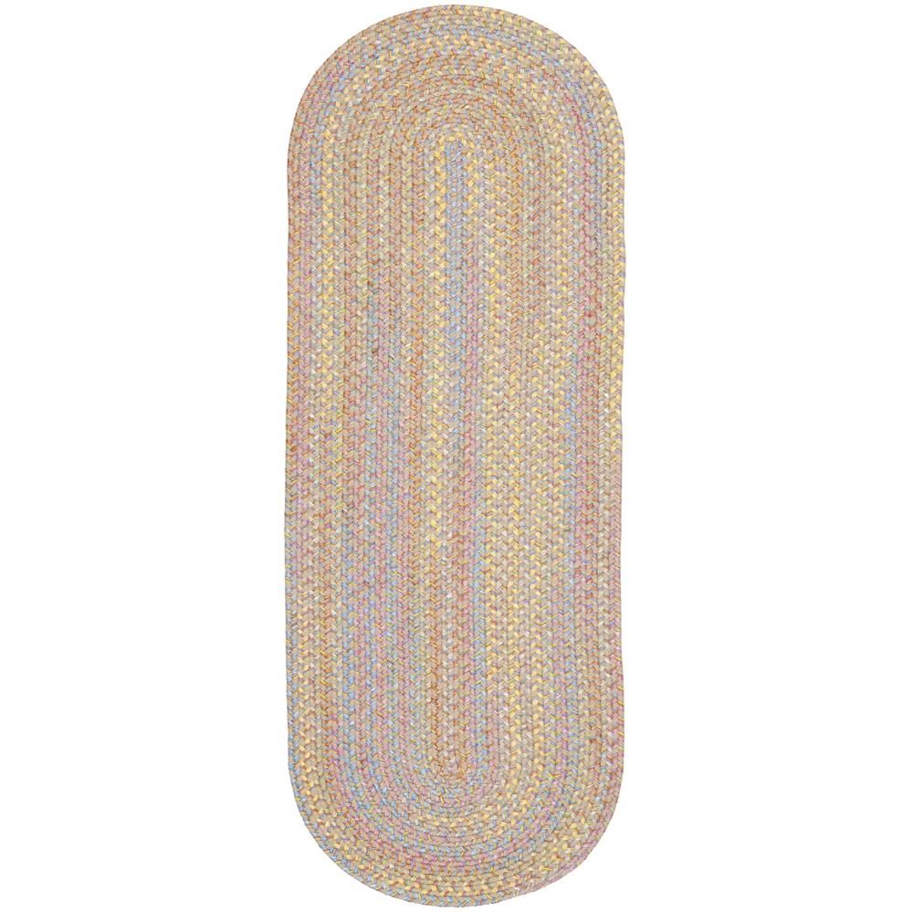 Playtime Sand Beige Multi  2X6 Oval