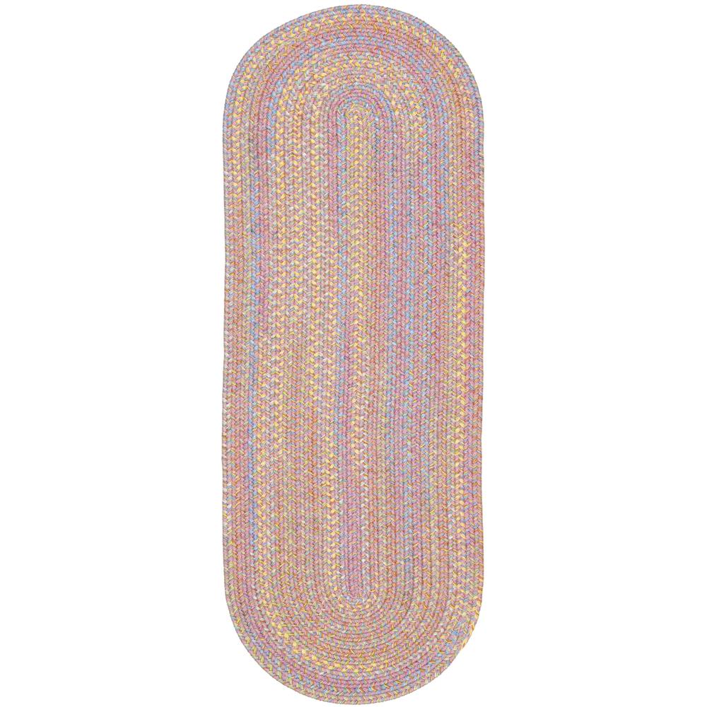 Playtime Pink Multi  2X6 Oval