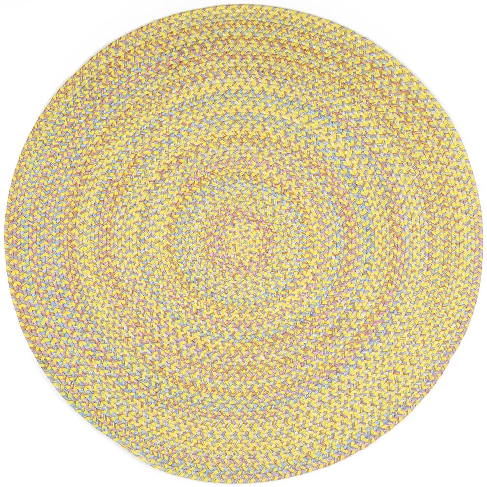 Playtime Yellow  Multi  4' Round