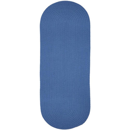 WearEver French Blue Poly 2X8 Oval