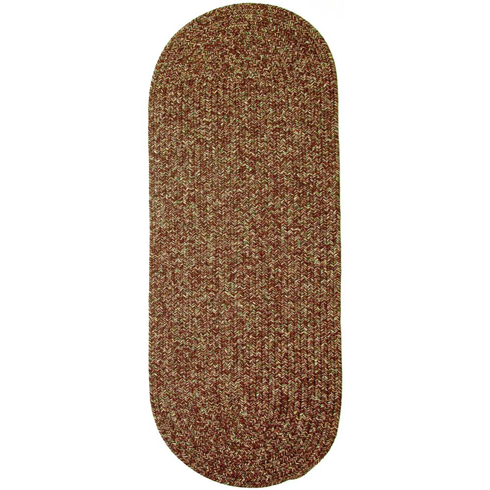 Sandi Brown Tweed 2X6 Oval