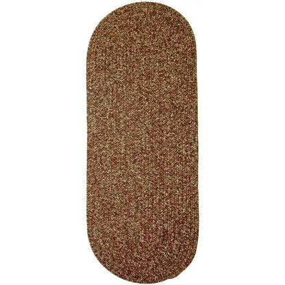 Sandi Brown Tweed 2X6 Oval