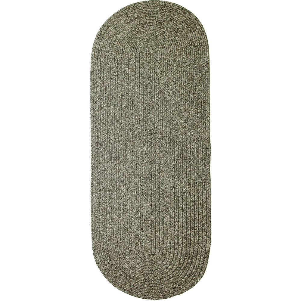 Sandi Graphite Tweed 2X6 Oval