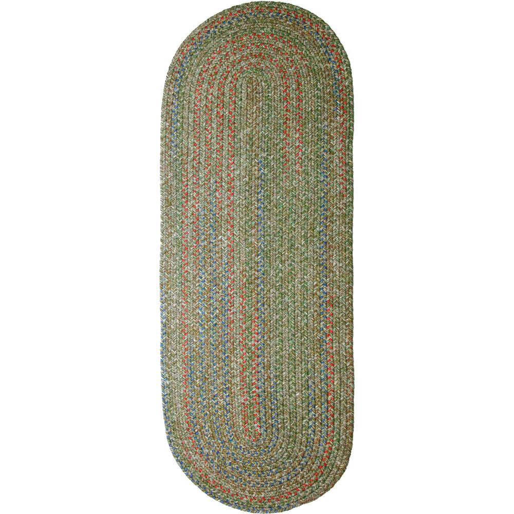 Sophia Moss green multicolored 2X6 Oval