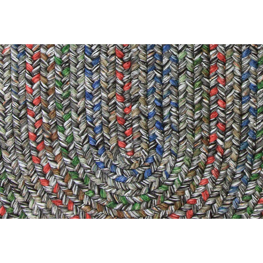 Sophia Graphite gray multicolored 4X6 Oval