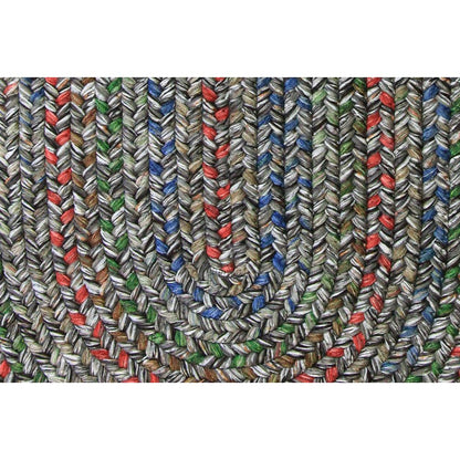 Sophia Graphite gray multicolored 4X6 Oval