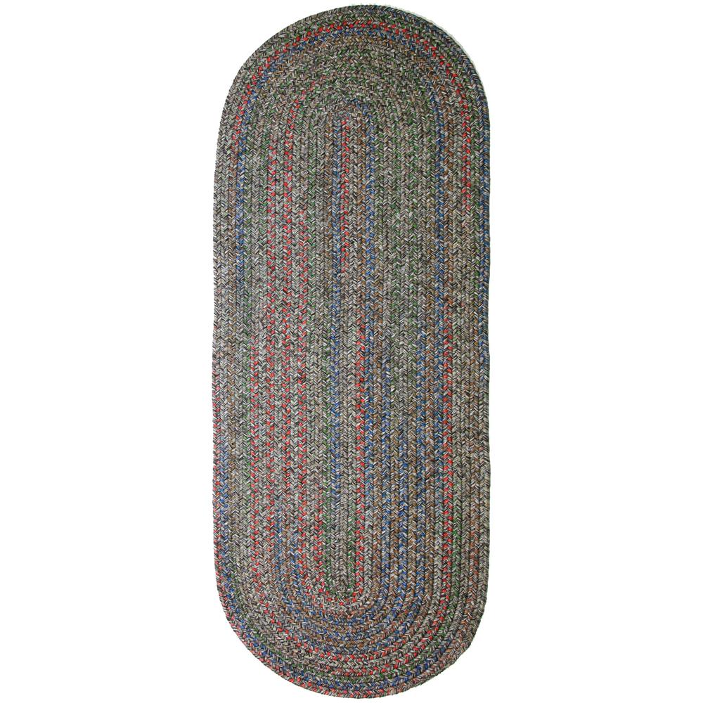 Sophia Graphite gray multicolored 2X6 Oval