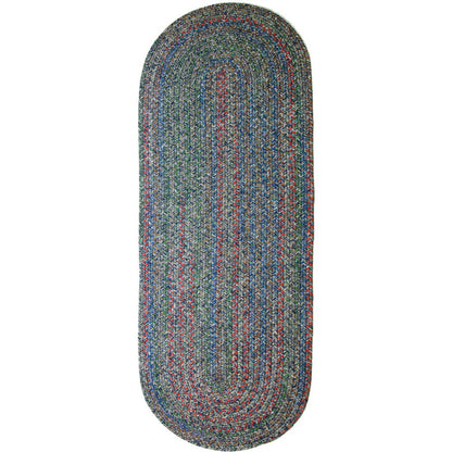 Sophia Denim blue multicolored 2X6 Oval