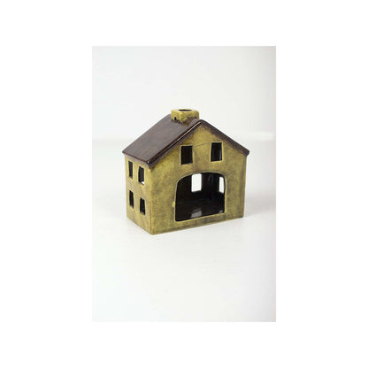 Set Of Six Ceramic Village-One Each Design