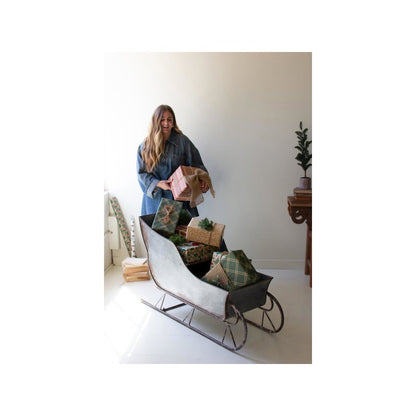Rustic Metal Christmas Sled