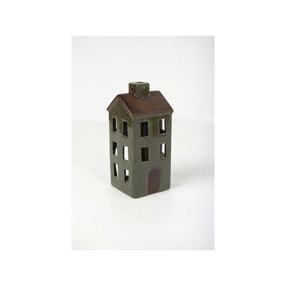 Set Of Six Ceramic Village-One Each Design
