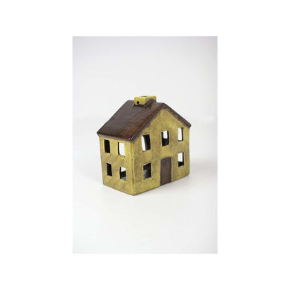 Set Of Six Ceramic Village-One Each Design
