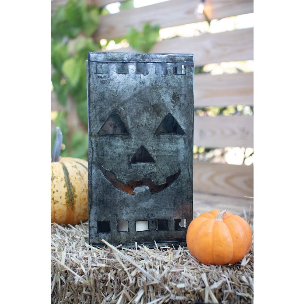 Tin Bag Jack-o-lantern Luminary