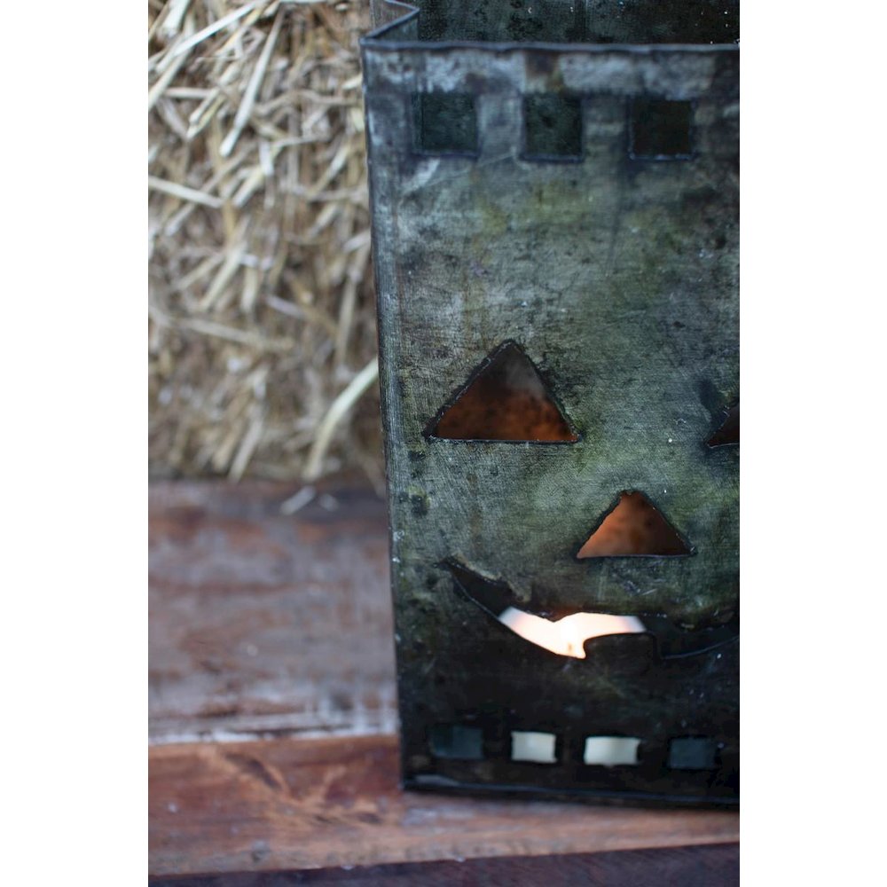 Tin Bag Jack-o-lantern Luminary