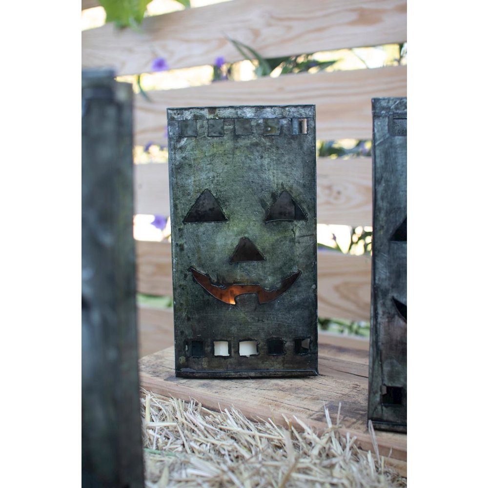Tin Bag Jack-o-lantern Luminary