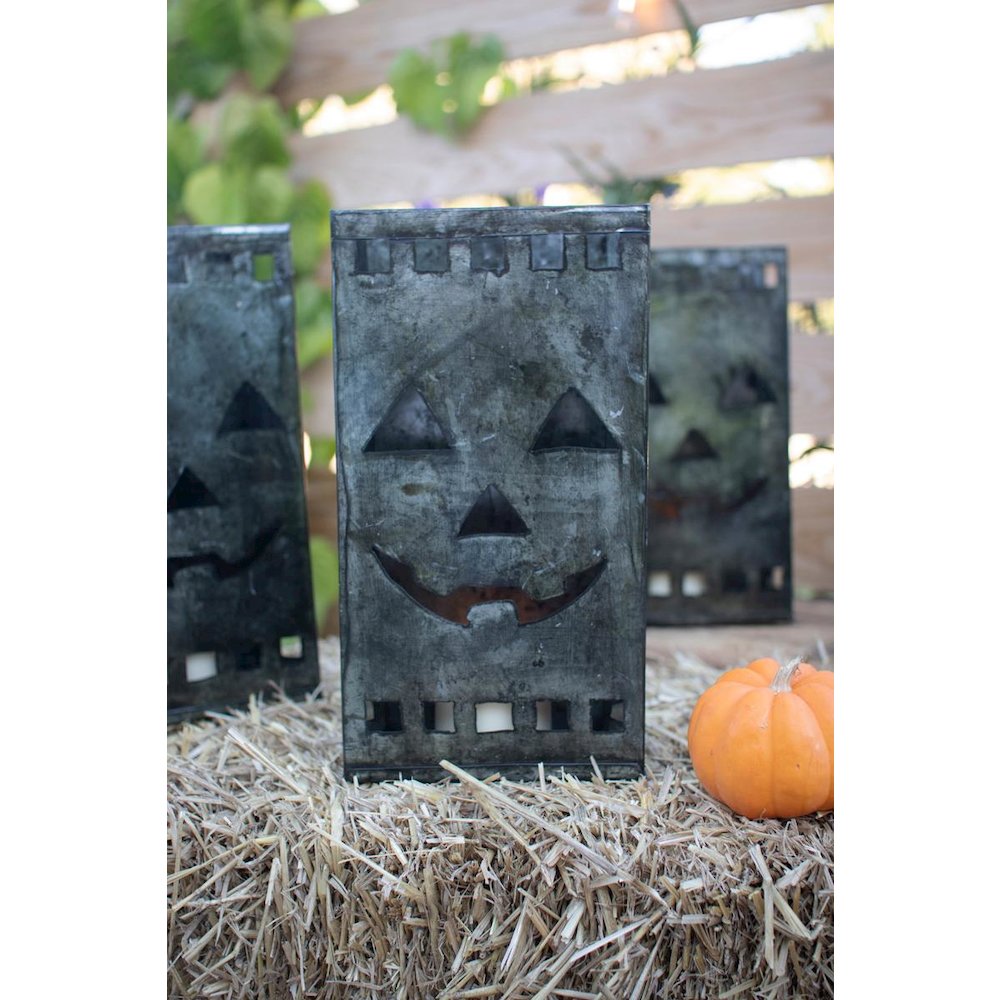 Tin Bag Jack-o-lantern Luminary