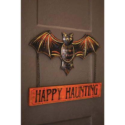 Happy Haunting Bat Door Hanger