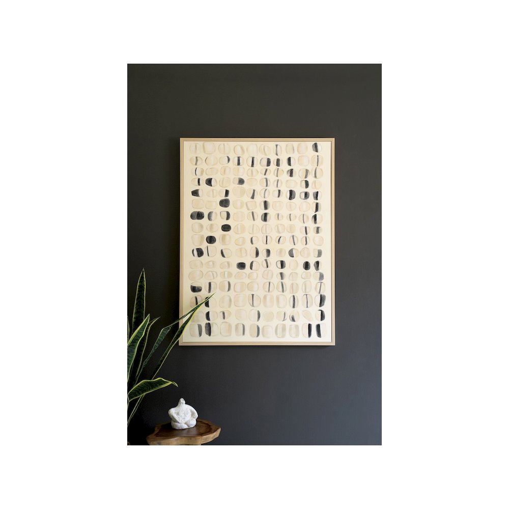 Framed Acrylic Painting - Abstract #1