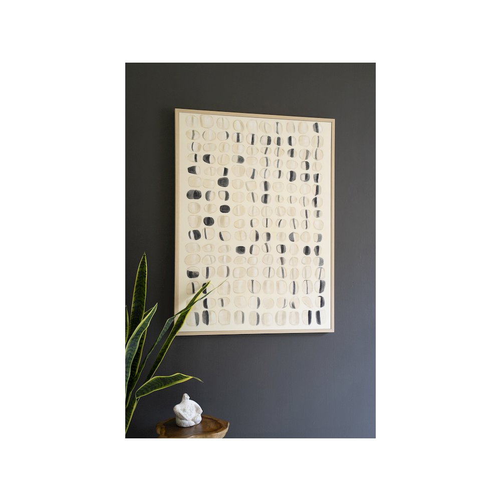 Framed Acrylic Painting - Abstract #1