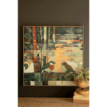 Framed Two Bird Painting