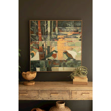 Framed Two Bird Painting