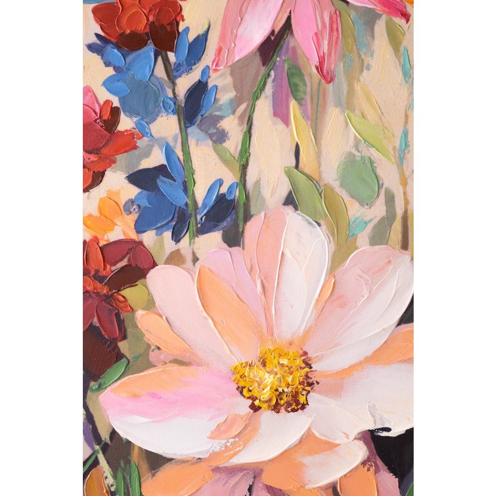 Framed Wild Flowers Painting