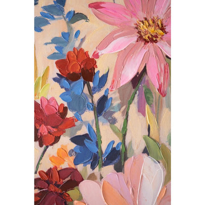 Framed Wild Flowers Painting