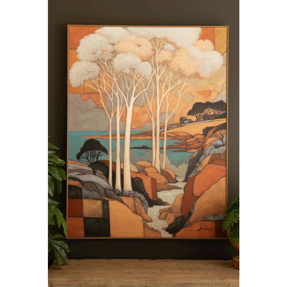 Framed Landscape Painting