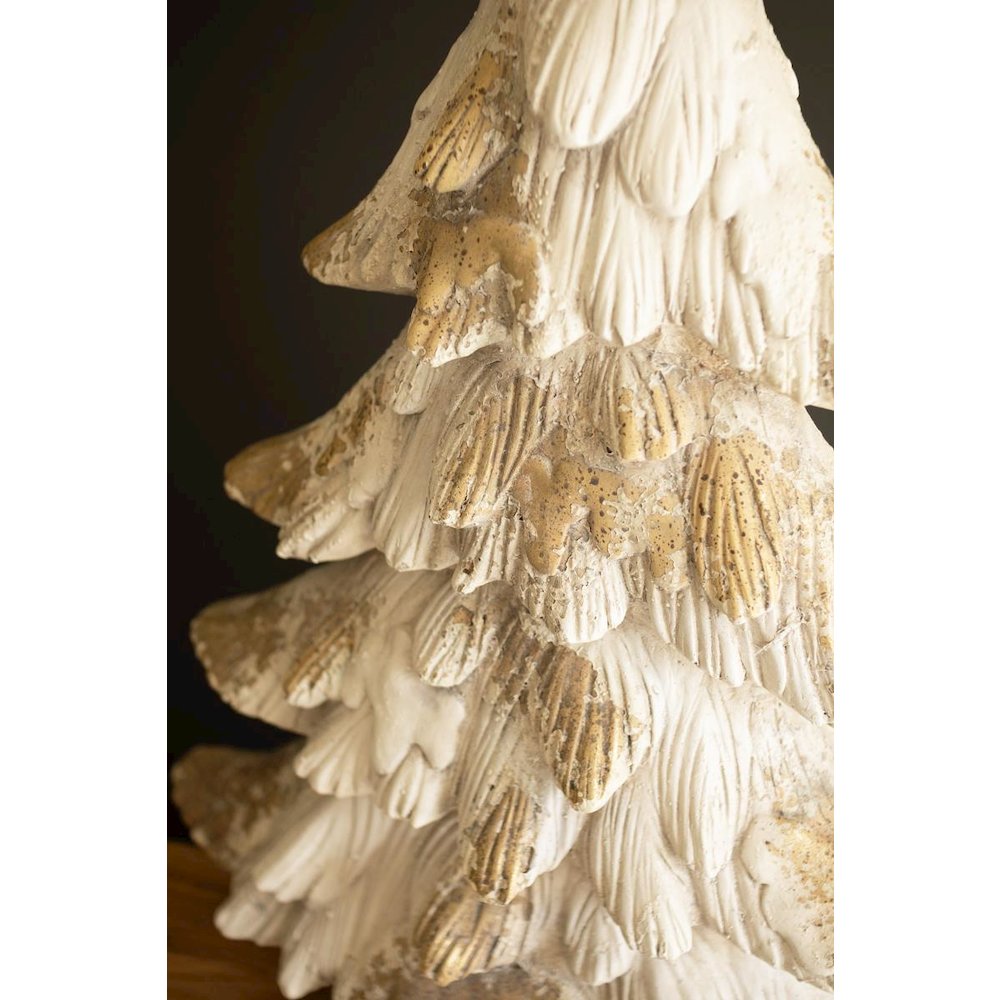 Faux Concrete Christmas Tree 39"t