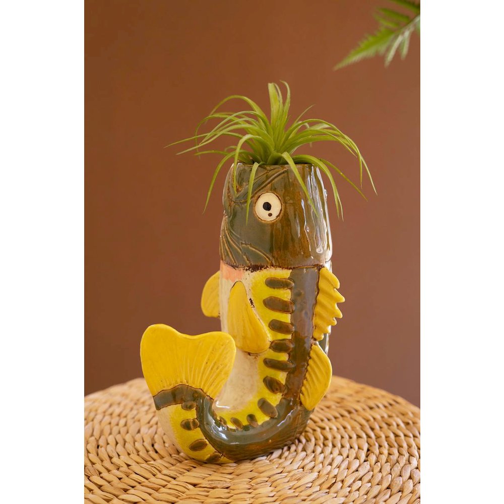 Tabletop Largemouth Bass Vase