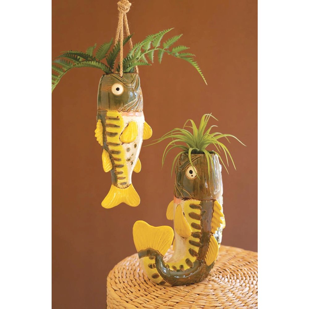 Tabletop Largemouth Bass Vase