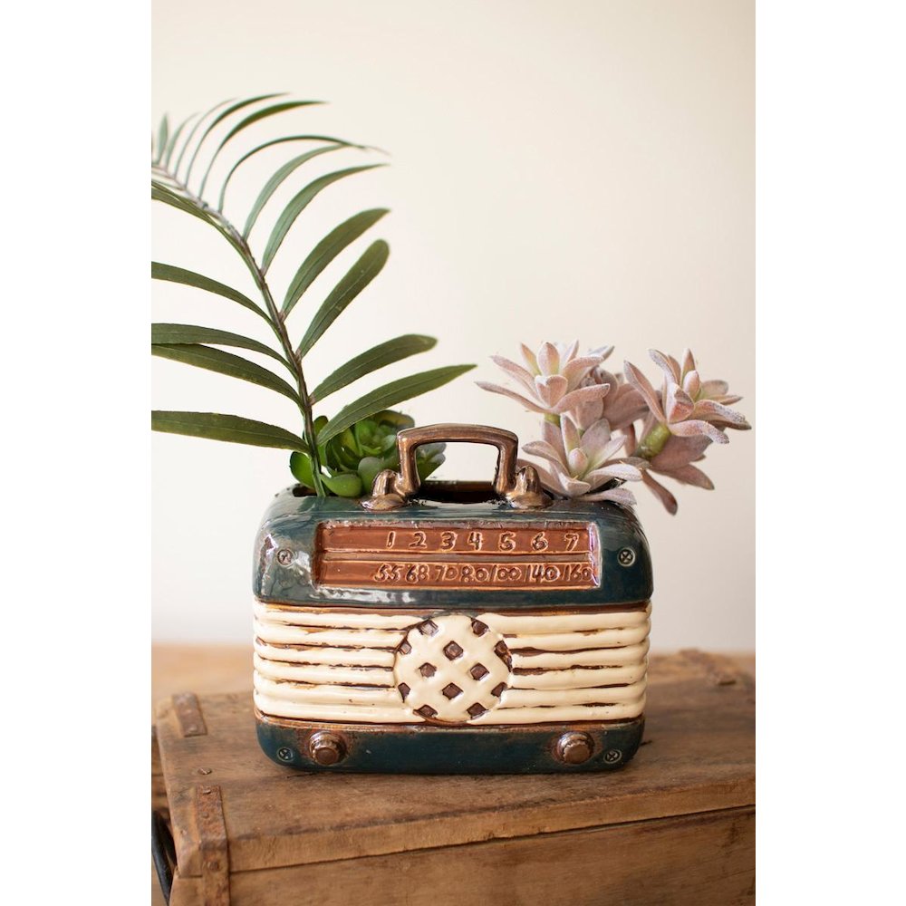 Ceramic Radio Planter