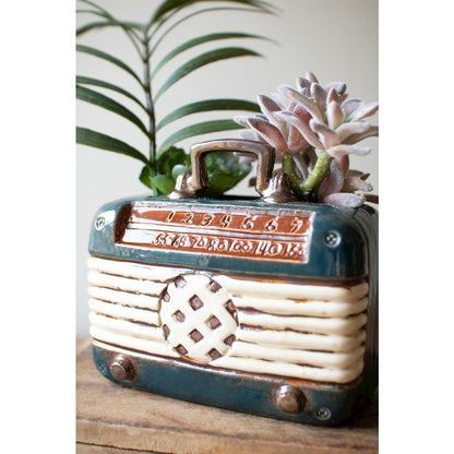 Ceramic Radio Planter