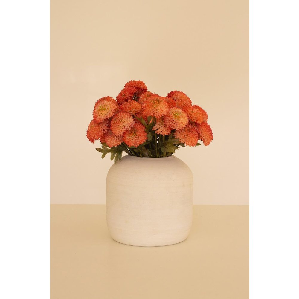 Bundle of Seven Artificial Dalhias - Orange