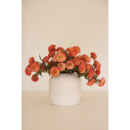 Bundle of Seven Artificial Dalhias - Orange