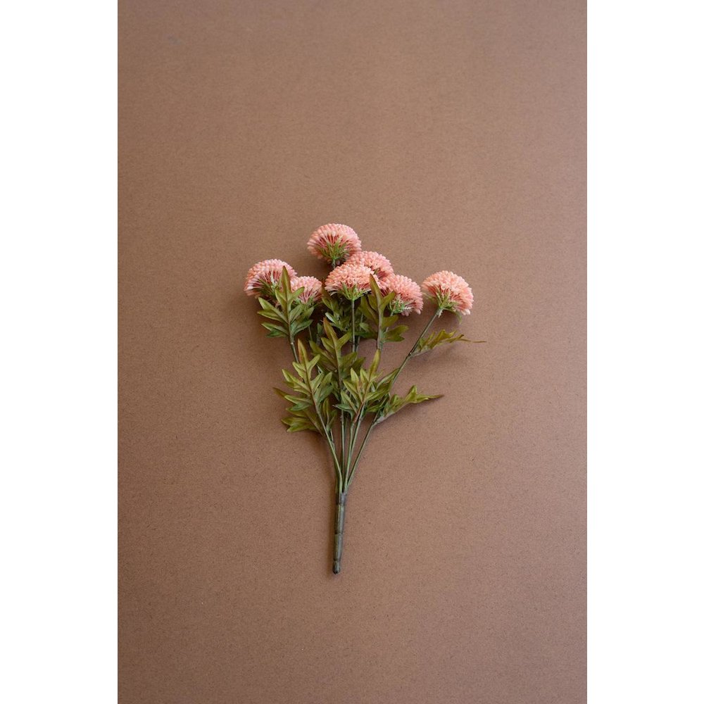 Bundle of Seven Artificial Dalhias - Light Pink