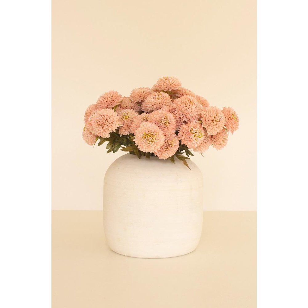 Bundle of Seven Artificial Dalhias - Light Pink