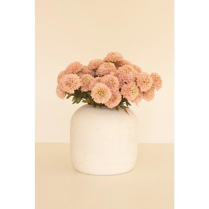 Bundle of Seven Artificial Dalhias - Light Pink