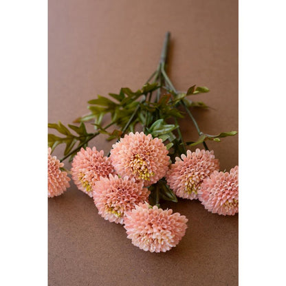 Bundle of Seven Artificial Dalhias - Light Pink