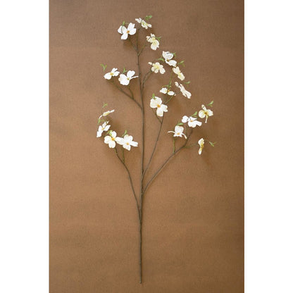 Artificial Dogwood Spray - White