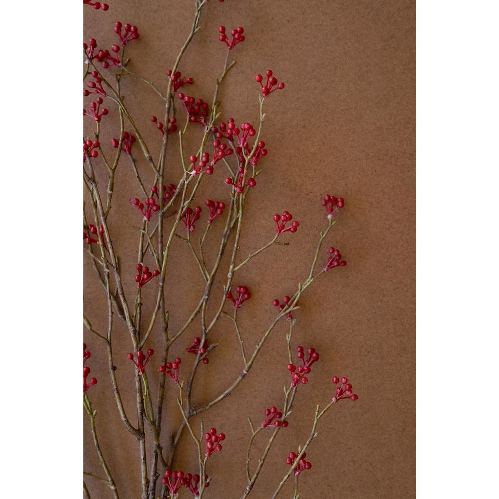Artificial Red Berry Spray
