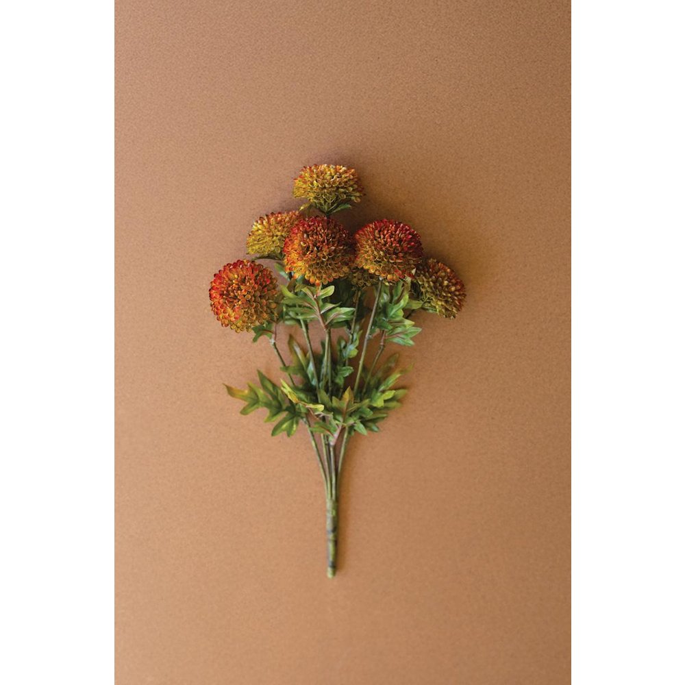 Bundle of Seven Artificial Dalhias - Auburn