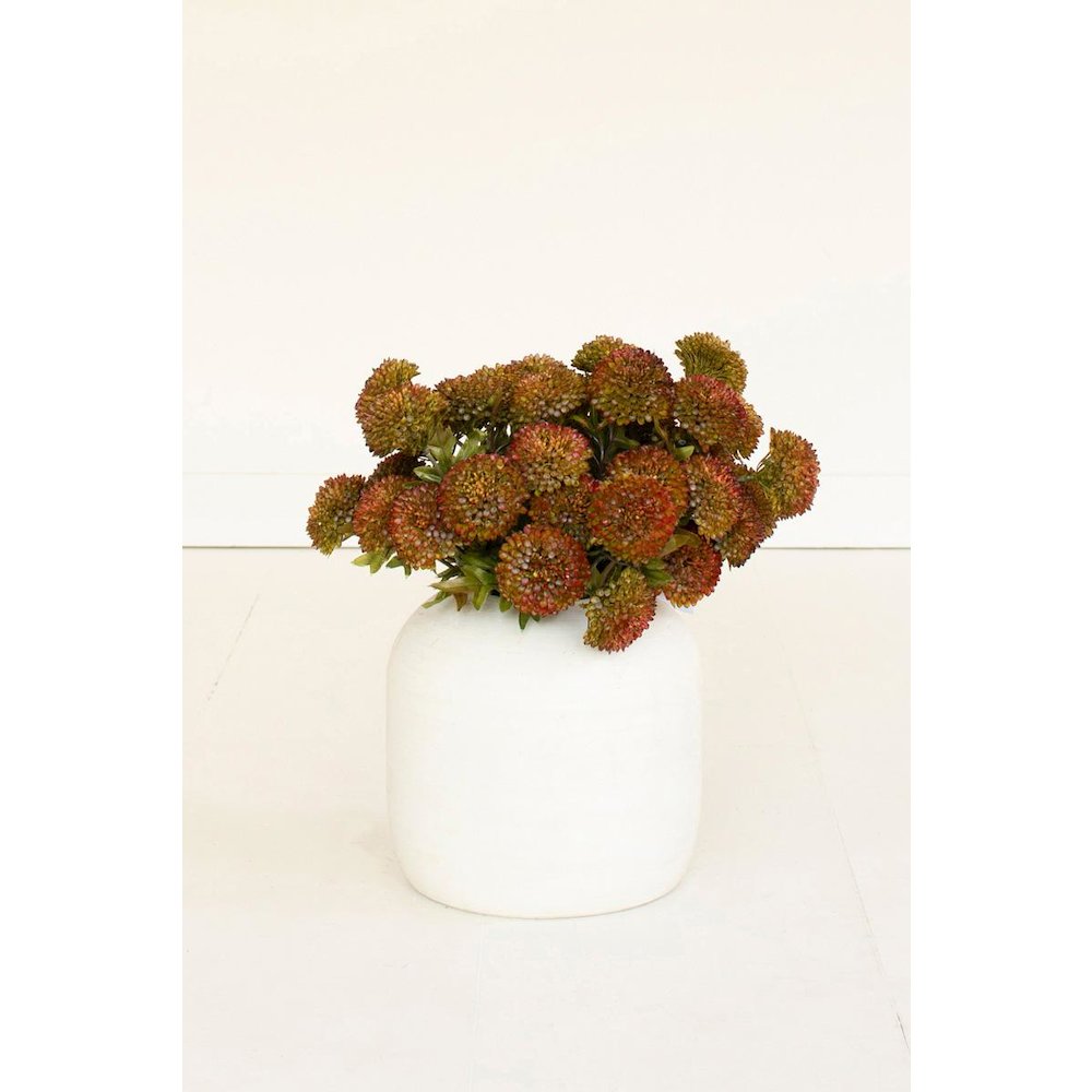 Bundle of Seven Artificial Dalhias - Auburn