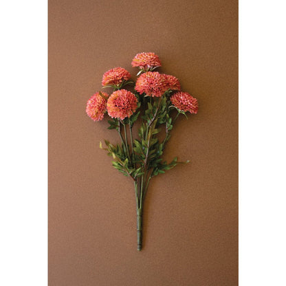Bundle of Seven Artificial Dalhias - Blush