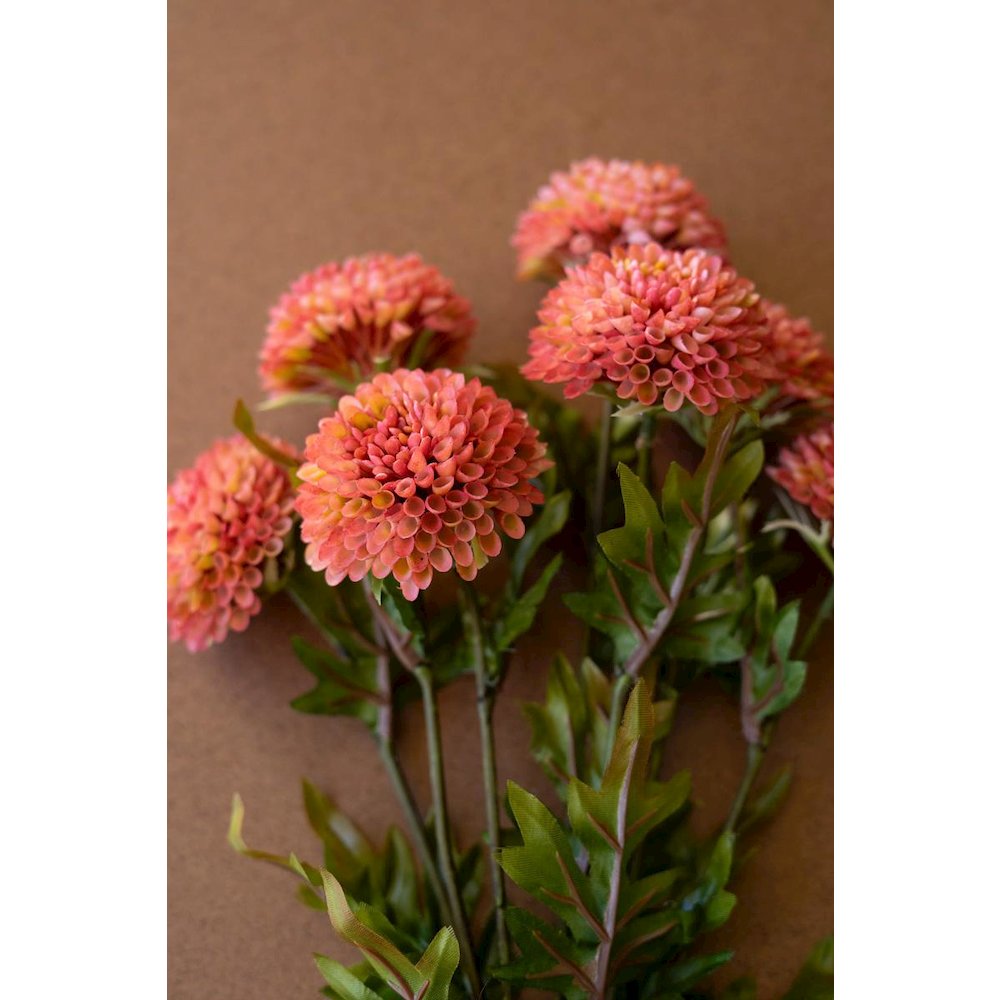 Bundle of Seven Artificial Dalhias - Blush