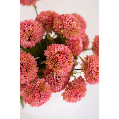Bundle of Seven Artificial Dalhias - Blush