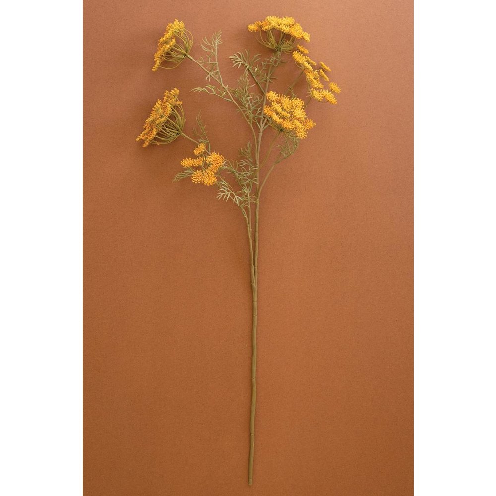 Artificial Lace Flower - Yellow