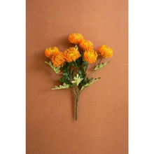 Artificial Pin Cushion Protea - Orange